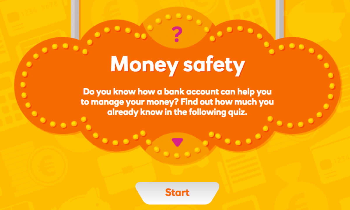 Interactive activity for How can I use a bank account?