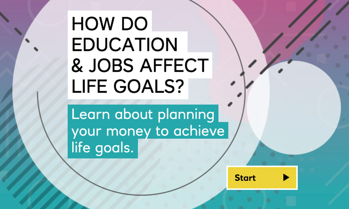 Interactive for How will my education and job choices affect my finances?