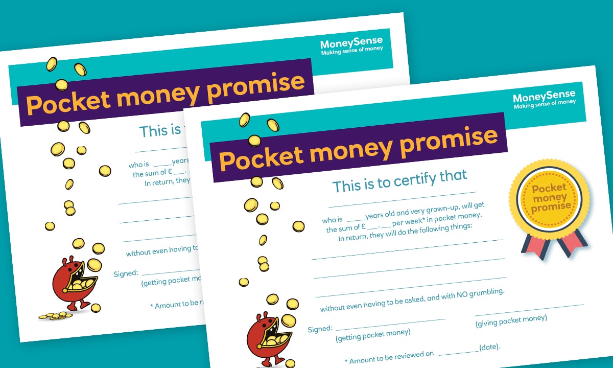 Pocket money promise poster