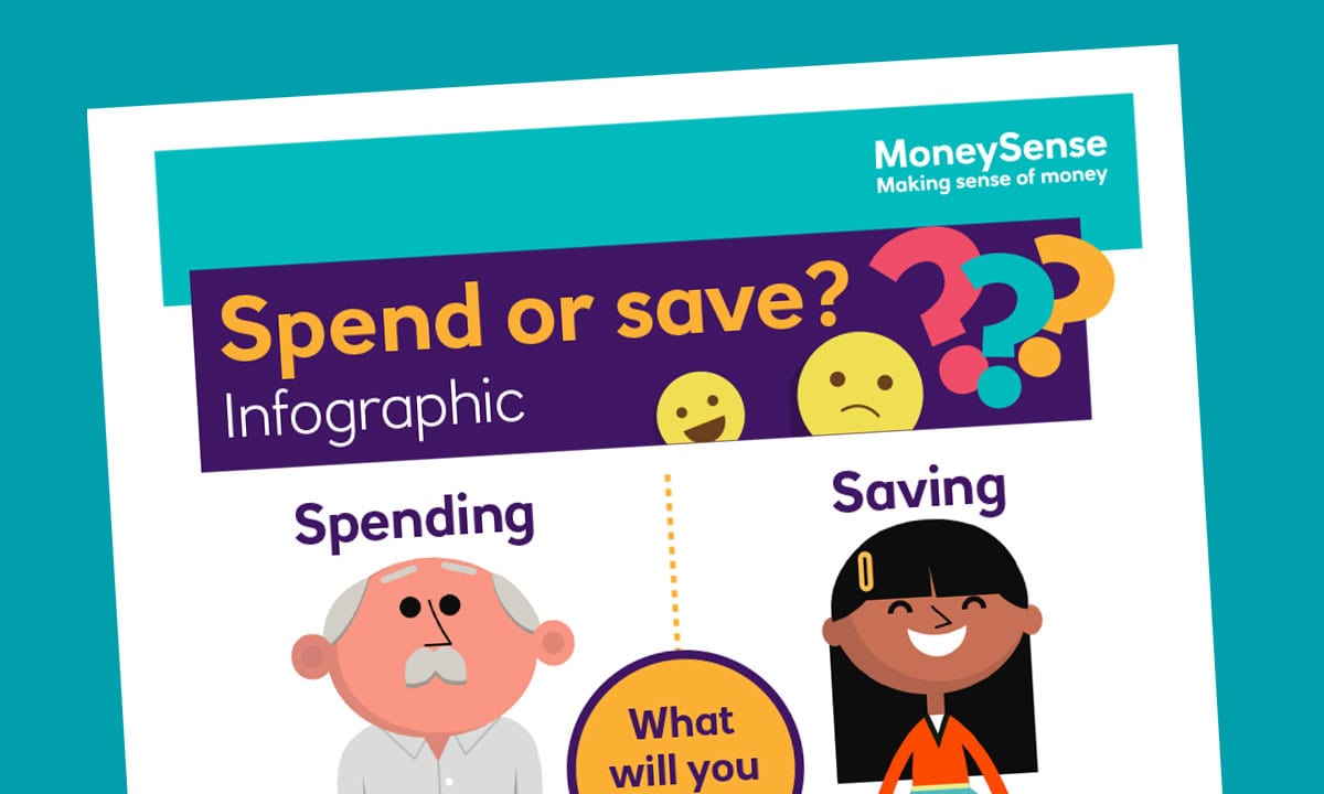 Infographic for Why is it important to save money?