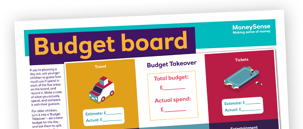 Budget board poster