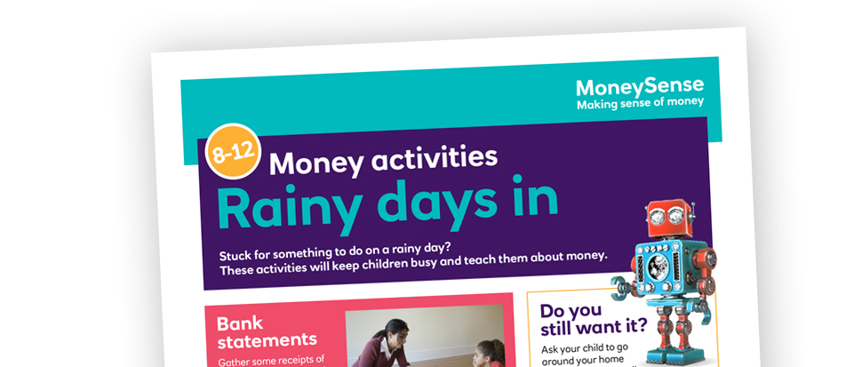 Money activities: Rainy days in 