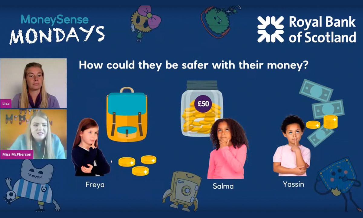 MoneySense Mondays for RBS - how could children be safer with their money?